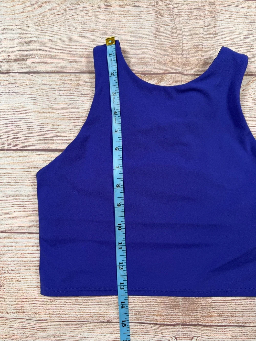 Athleta Bright Purple‎ High-Neck Conscious Crop Tank - Yoga, Workout, Athletic